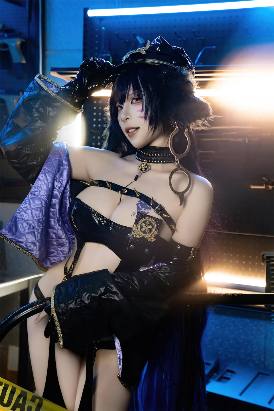 二佐Nisa - No.191 碧蓝航线·武藏 女警 [25P-101MB]